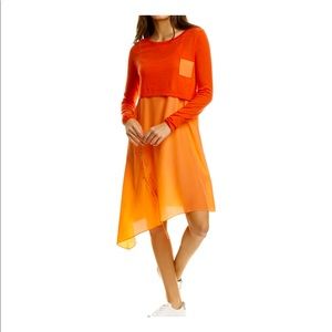 TSEsay 2 pc Layered cashmere and silk dress